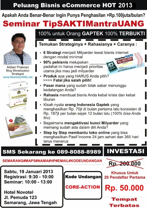 Seminar Bisnis Online di Semarang