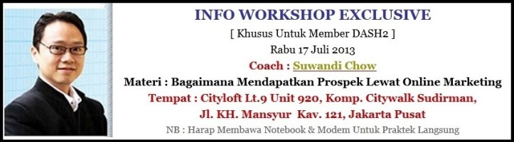 Workshop Internet Marketing DASH2
