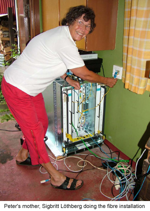 Instalasi Koneksi Internet Cepat Sigbritt Löthberg