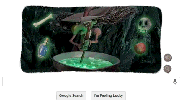 Google Doodle Halloween 2013