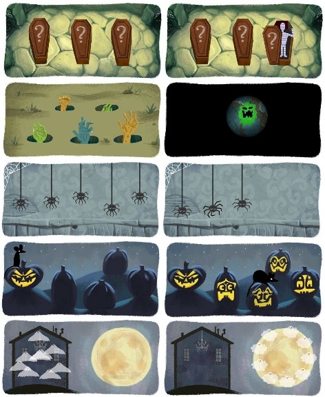 Google Doodle Halloween 31 Oktober 2013
