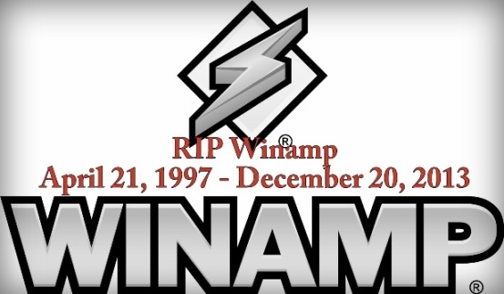 Winamp Tutup Usia 20 Desember 2013 (RIP)