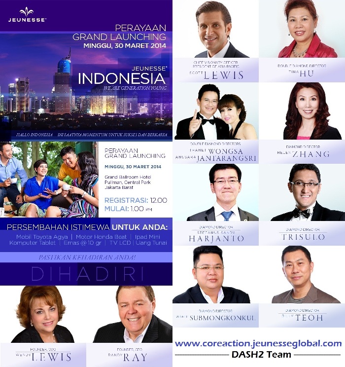 Grand Launching Jeunesse Global Indonesia 2014