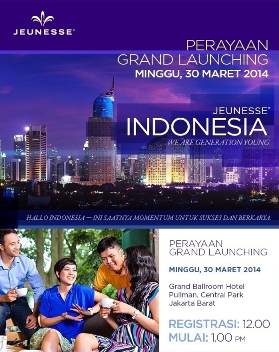 Grand Launching Jeunesse Indonesia 2014