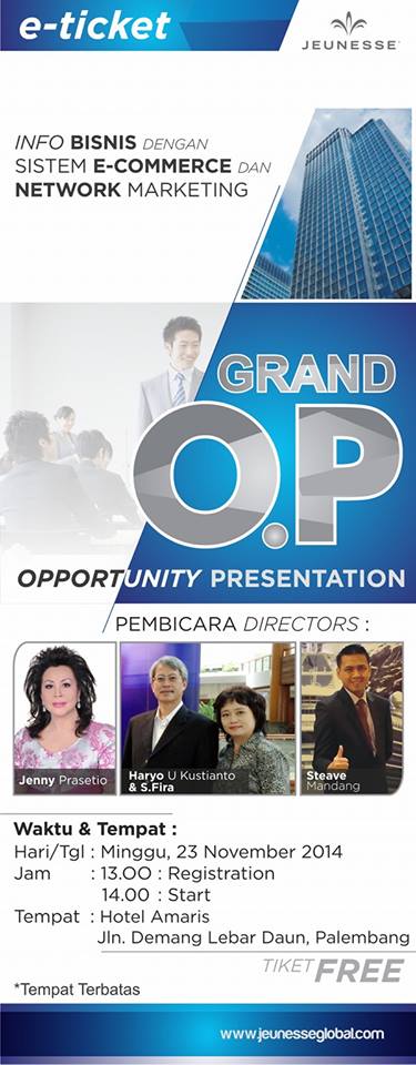 Seminar Jeunesse Global Palembang 2014