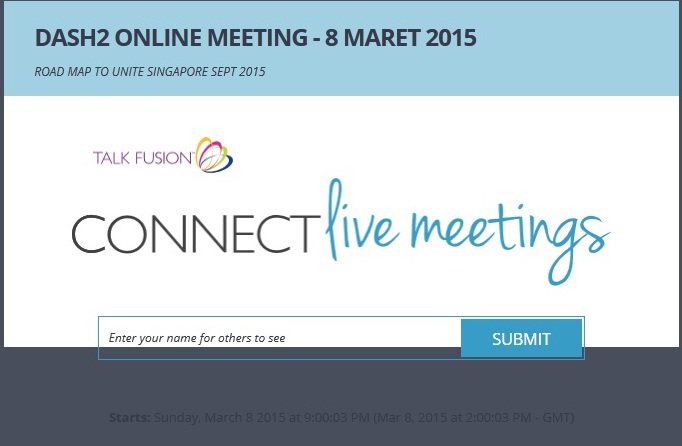 DASH2 Online Meeting