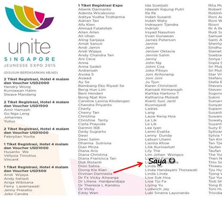 Pemenang EXPO UNITE Singapore Jeunesse Global Indonesia