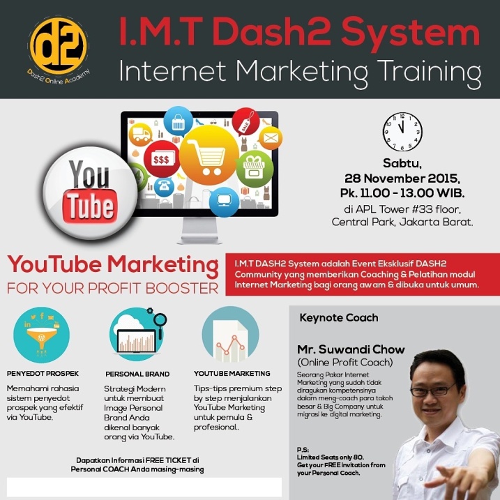 Seminar YouTube Marketing Jakarta 2015
