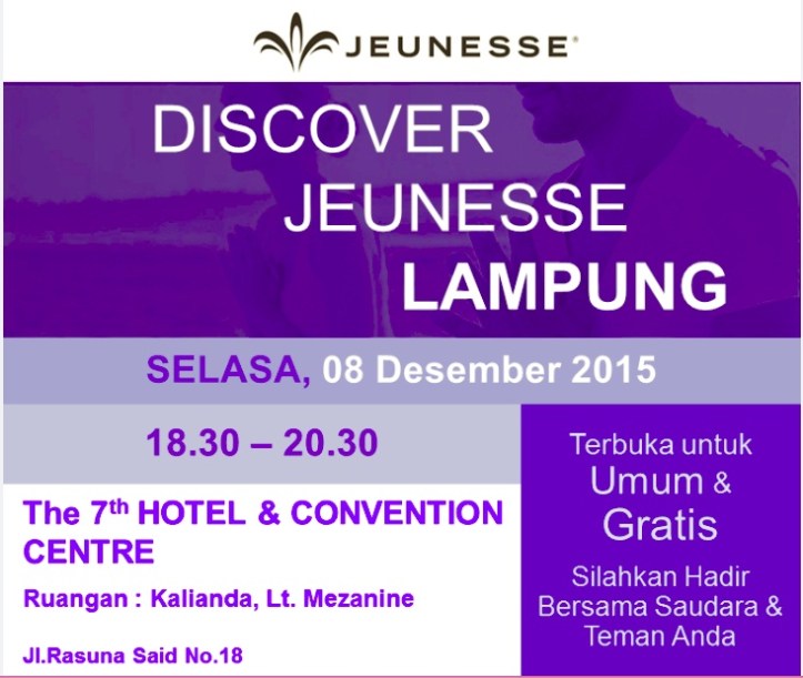 discover jeunesse lampung 8 desember 2015