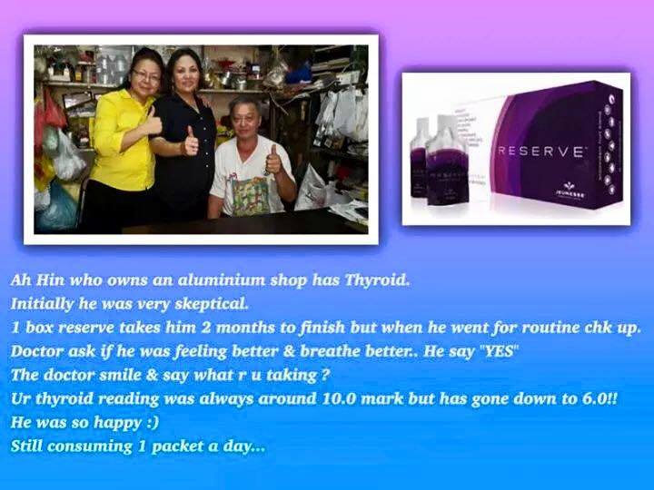 Testimoni Reserve Jeunesse Penyakit Tiroid