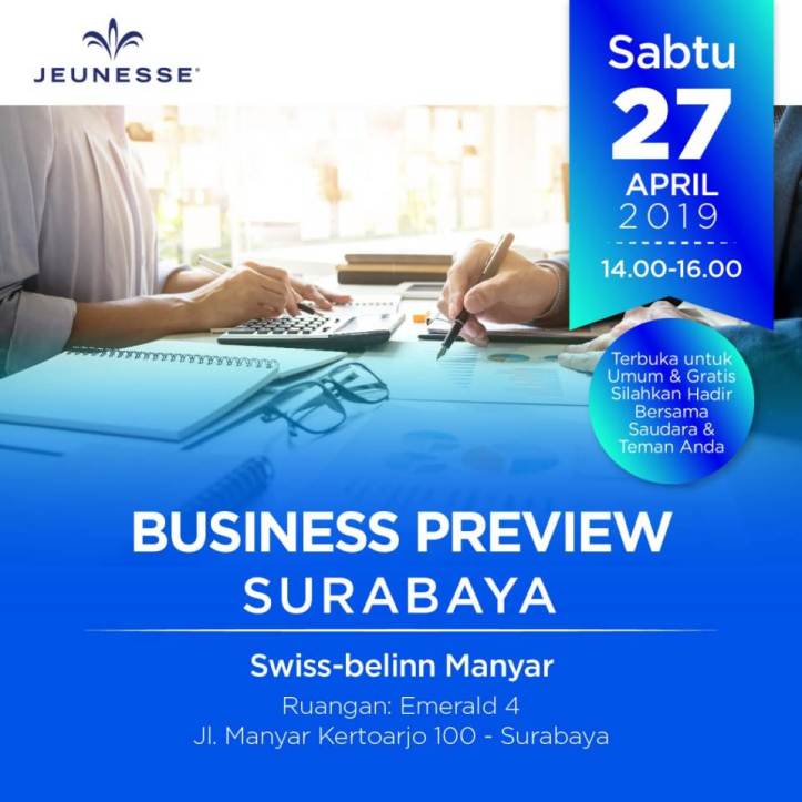 seminar jeunesse Surabaya April 2019