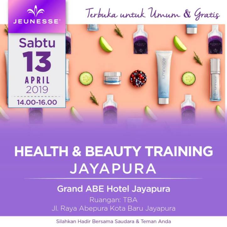 training produk jeunesse Jayapura April 2019