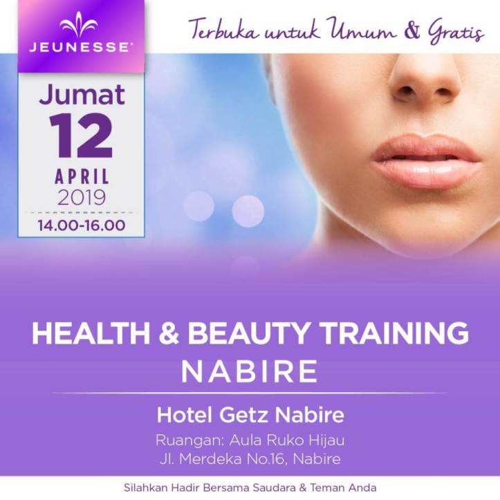training produk jeunesse Nabire April 2019