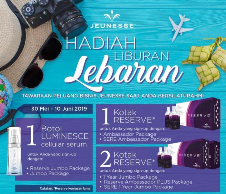 Bonus Produk Jeunesse Gratis Selama Lebaran