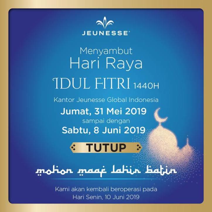 Libur Lebaran Kantor Jeunesse Indonesia 2019