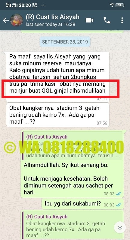 Testimoni Gagal Ginjal Iis Aisyah Reserve Obat Ginjal 1