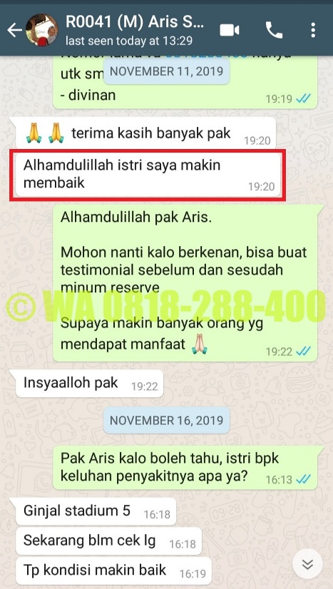 Testimoni Reserve Istri Pak Aris Sakit Ginjal Stadium 5 (1)