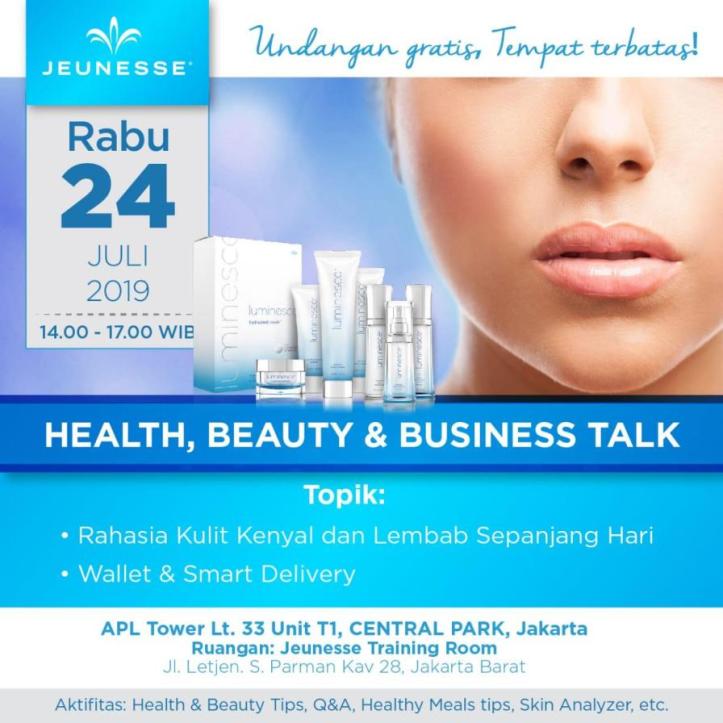 training luminesce jeunesse 24 Juli 2019