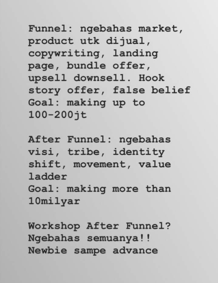 Tingkatkan Income lebih dari 10 Milyar lewat After Funnel