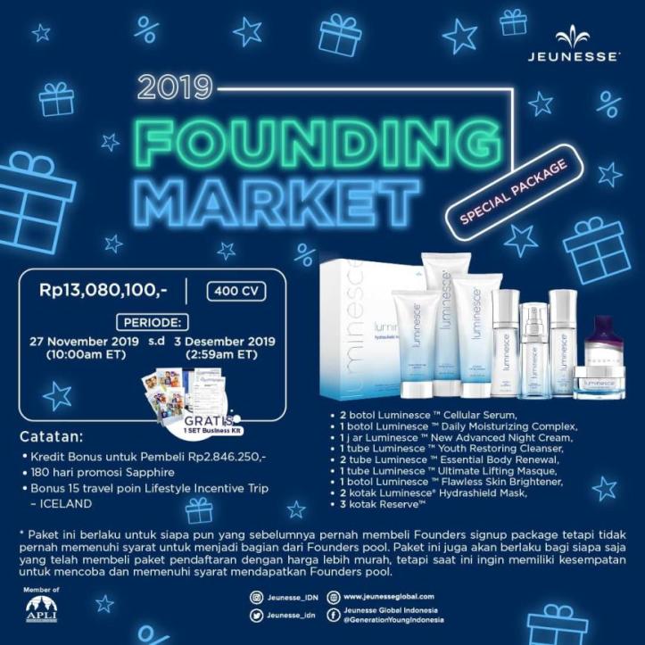 2019 FOUNDING MARKET SPECIAL PACKAGE
