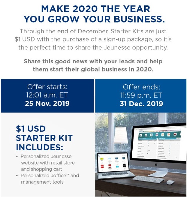 Jadi Member Jeunesse hanya 1 dollar