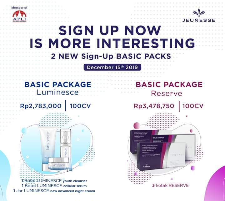 Paket Basic Terbaru Jeunesse Indonesia