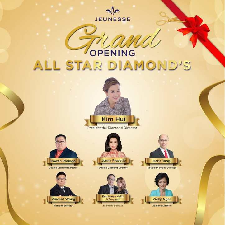Peresmian Kantor Baru Jeunesse Indonesia All Star Diamonds