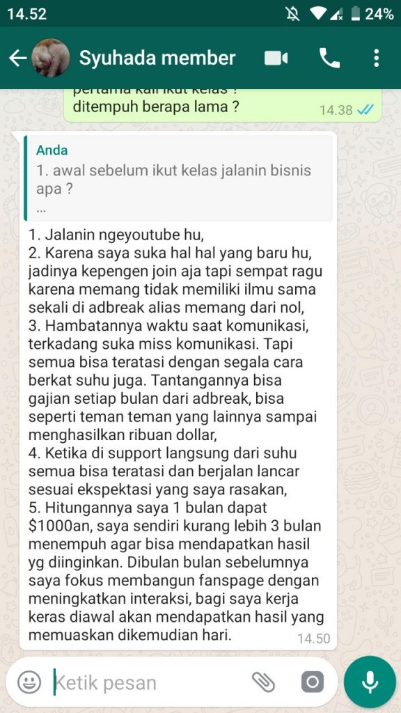 testimoni facebook adbreak 6