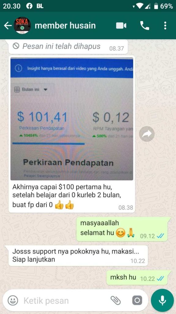 testimoni facebook adbreak 7