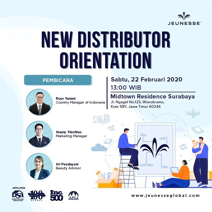 New Distributor Orientation Jeunesse Surabaya 22 Februari 2020
