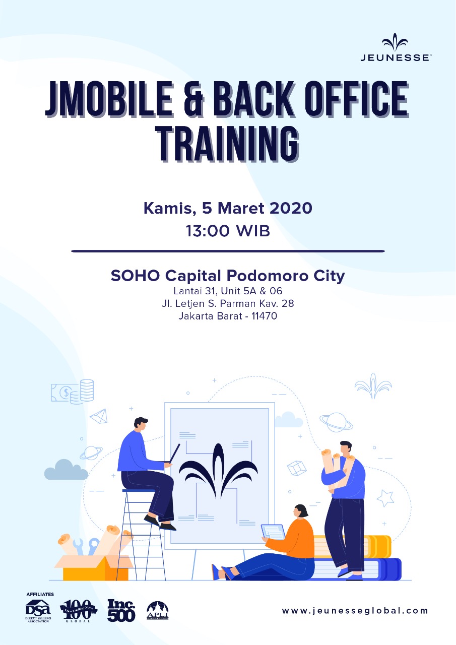 JMobile dan BackOffice Training Jeunesse Indonesia