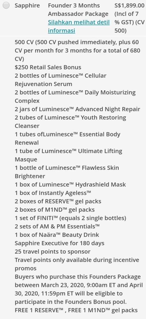 Founder Ambassador Singapura