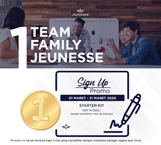 promo starter kit jeunesse indonesia 1 dollar maret 2020