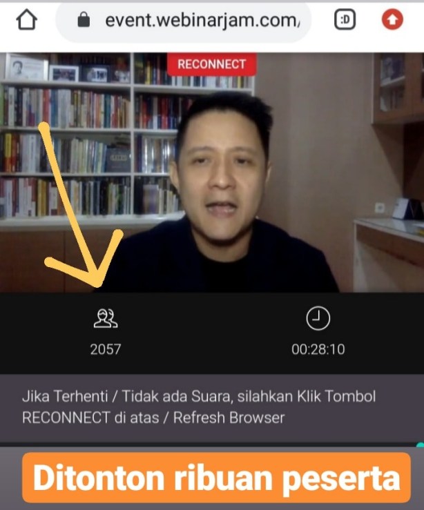Webinar Bisnis Internet dari Rumah dihadiri ribuan peserta