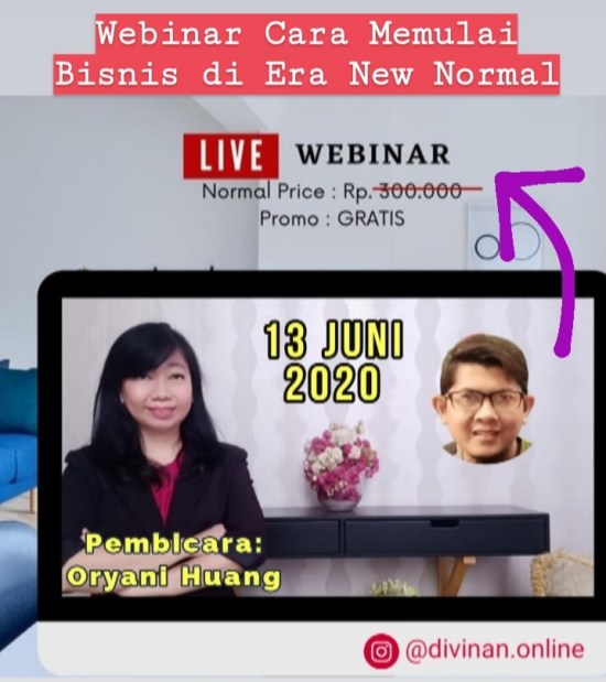 Webinar Cara Memulai Bisnis di Era New Normal