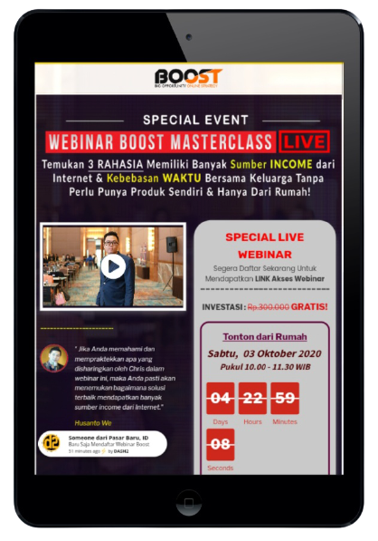Webinar Cara Memulai Bisnis Online