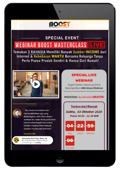 Webinar Cara Memulai Bisnis Online