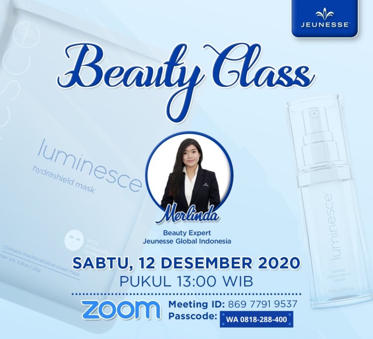 Beauty Class Training Luminesce 12 Desember 2020