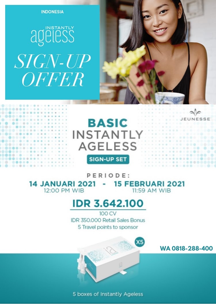 Harga Instantly Ageless Paket Member Promo Khusus Januari 2021