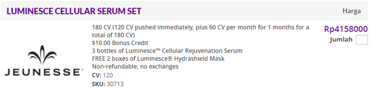 paket murah Serum Luminesce joffice menu belanja kategori market specials