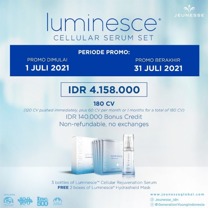 Promo Beli Serum Luminesce Gratis Masker Hydrashield