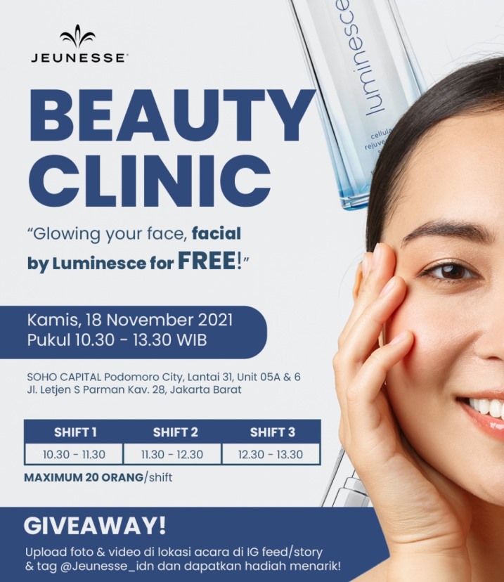 Beauty Clinic Produk Luminesce Jeunesse 18 November 2021
