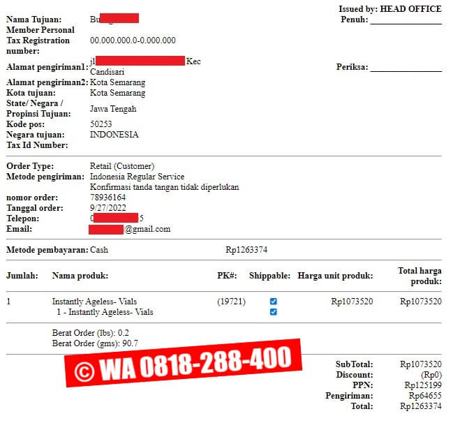 Jual Instantly Ageless Asli 2022