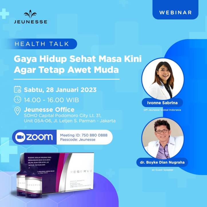 dr Boyke Dian Nugraha Health Talk Jeunesse