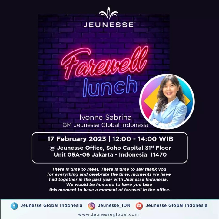 Farewell Lunch Jeunesse Indonesia 2023